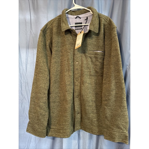 Prana Other - prAna Men's Tri Thermal Threads Overshirt Rye Green Size XXL